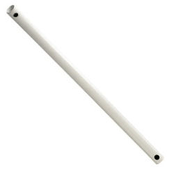 Tube, tringle manivelle volet roulant blanc ø12 mm E107