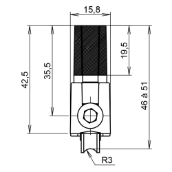 Kit renovation simple galet réglable ds 4898 leg551097