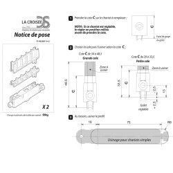 Kit renovation simple galet réglable ds 4898 leg551097