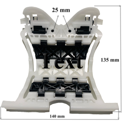 verrou volet roulant  clipsable pour tube octogonal 721502
