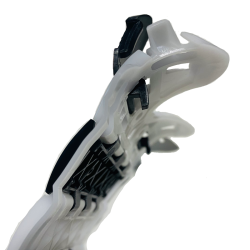 Attache volet roulant  clipsable pour tube octogonal