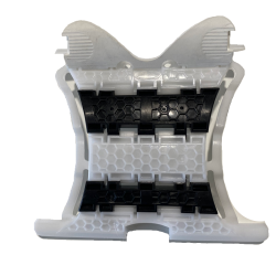 Attache volet roulant  clipsable pour tube octogonal