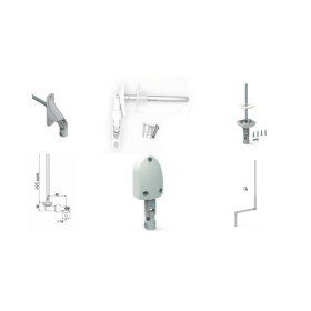 Sortie de caisson/genouillère et manivelle - Rapid pièces volet